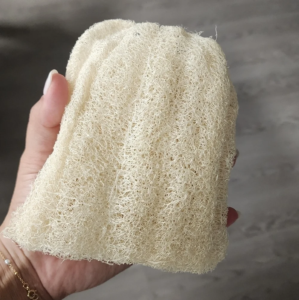 Natural Raw Loofah For Bathing Exfoliating New